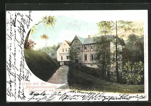 AK Döbeln / Sachsen, Gasthof Margarethenmühle
