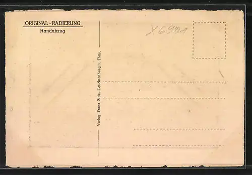 AK Leuchtenburg, Ansicht von Süden