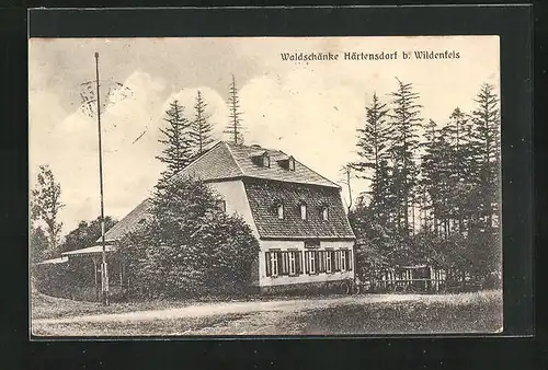 AK Wildenfels, Waldschänke Härtensdorf