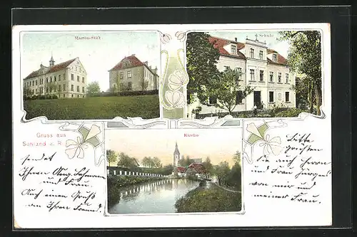 AK Sohland a. R., Martin-Stift, Schule, Kirche