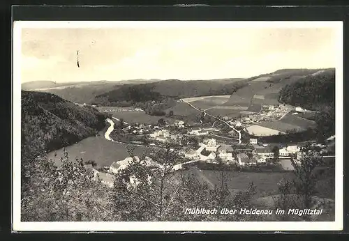 AK Mühlbach, Ortspanorama