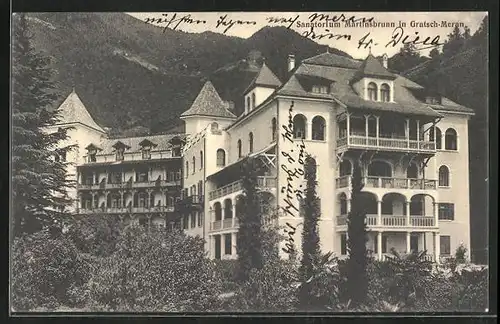 AK Gratsch-Meran, Sanatorium Martinsbrunn