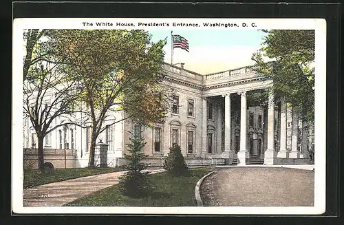 AK Washington D.C., The White House, President's Entrance