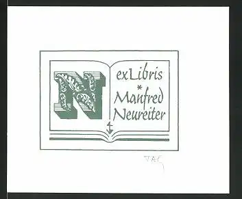Exlibris Manfred Neureiter, Initialen N
