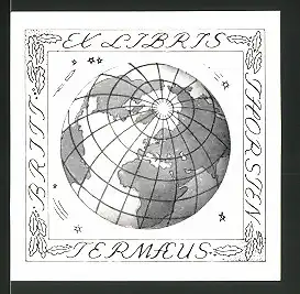 Exlibris Thorsten Termfeus, Globus