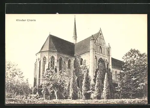 AK Chorin, Blick auf das Kloster