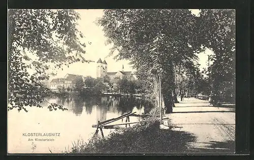 AK Klosterlausnitz, Blick auf den Klosterteich