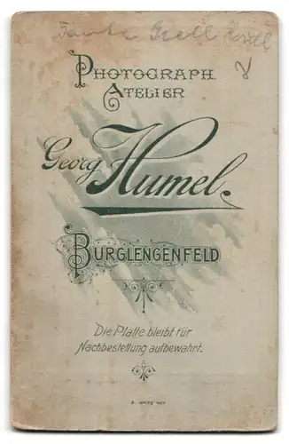 Fotografie Georg Humel, Burglengenfeld, Portrait junge Dame in hübscher Kleidung