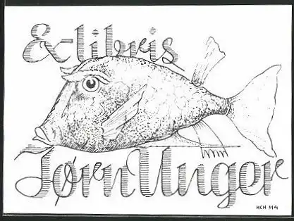 Exlibris Jorn Unger, Karpfen