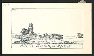 Exlibris Anci Zabranska, Landschaft