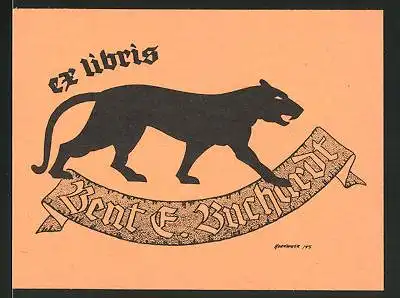 Exlibris Bent F. Buchardt, Jaguar