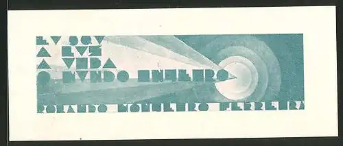 Exlibris Rolando M. Ferreira, Abstraktes Bild