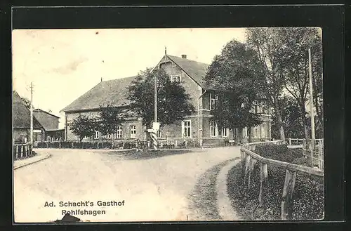 AK Rohlfshagen, Gasthof Ad. Schacht