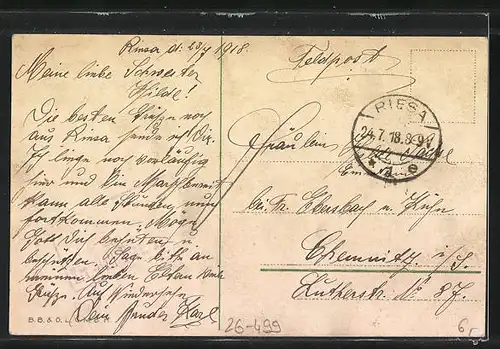 Künstler-AK Bruno Bürger & Ottillie Nr. 6649: Soldaten in der Kantine