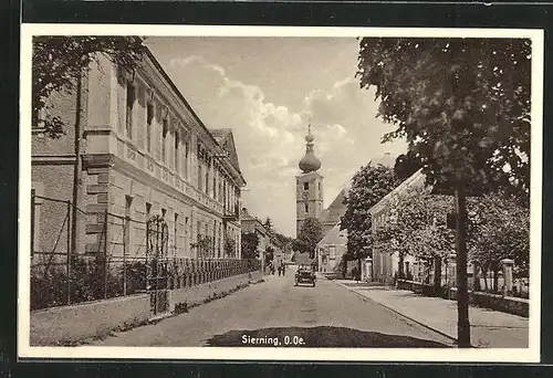 AK Sierning, Strasse zur Kirche