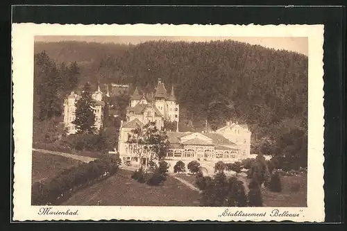 AK Marienbad, Etablissement Bellevue