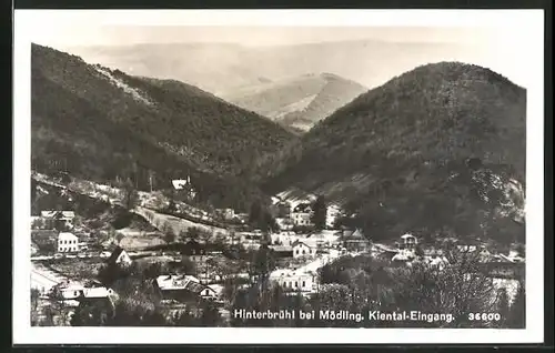 AK Hinterbrühl, Blick auf den Kiental-Eingang