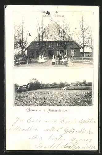 AK Hemmelsdorf, Ehlers Gasthaus, Panorama