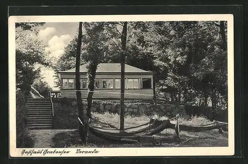 AK Martensrade, Veranda des Gasthaus Grabensee