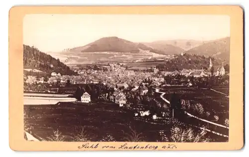 Fotografie R. Bachner, Suhl, Ansicht Suhl, Panorama vom Lautenberg