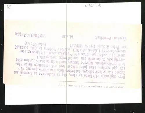 Fotografie Keystone, Ansicht Larnaca / Zypern, verschleppte englische Militärpolizisten nach der Freilassung 1964