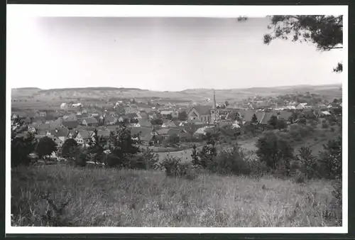 Fotografie Korr, Schwalbach, Ansicht Birkenfeld, Panorama der Ortschaft