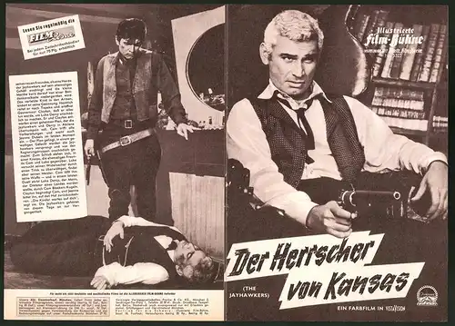 Filmprogramm IFB Nr. 5323, Der Herrscher von Kansas, Jeff Chandler, Fess Parker, Regie: Melvin Frank