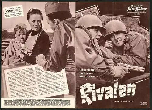 Filmprogramm IFB Nr. 4556, Rivalen, Frank Sinatra, Tony Curtis, Regie: Delmer Daves