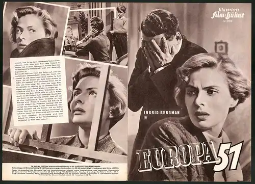 Filmprogramm IFB Nr. 2055, Europa 51, Ingrid Bergman, Alexander Knox, Regie: Roberto Rossellini