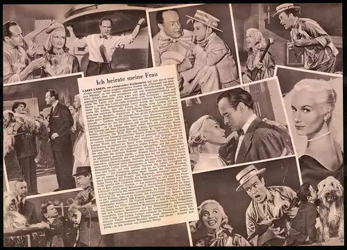 Filmprogramm DNF, Ich heirate meine Frau, Bob Hope, Eva Marie Saint, Regie: Norman Panama