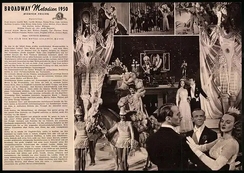 Filmprogramm IFB Nr. 619, Broadway Melodie 1950, Fred Astaire, Lucille Ball, Regie: Vincente Minnelli