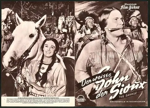 Filmprogramm IFB Nr. 1894, Der weisse John der Sioux, Charlton Heston, Susan Morrow, Regie: George Marshall