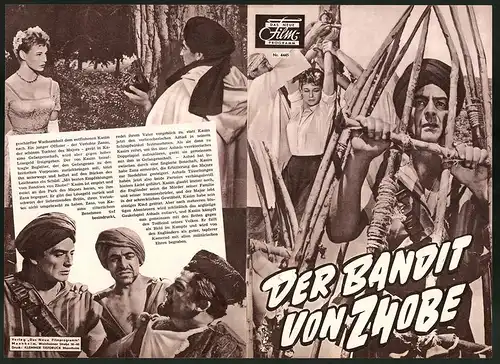 Filmprogramm DNF Nr. 4445, Der Bandit von Zhobe, Victor Mature, Anne Aubrey, Regie: John Gilling