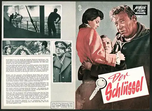 Filmprogramm DNF Nr. 4058, Der Schlüssel, William Holden, Sophia Loren, Regie: Carol Reed