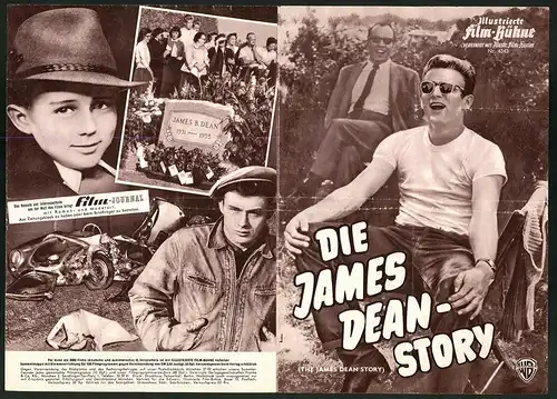 Filmprogramm IFB Nr. 4343, Die James Dean-Story, Regie: George W. George, Dokumentarfilm über James Dean