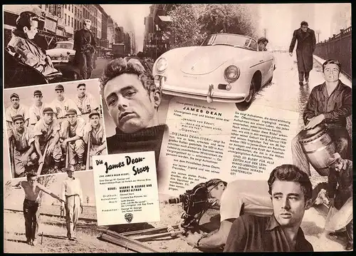 Filmprogramm IFB Nr. 4343, Die James Dean-Story, Regie: George W. George, Dokumentarfilm über James Dean