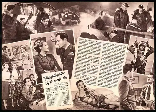 Filmprogramm IFB Nr. 4191, Fluggeschwader LB 17 greift ein, Dale Robertson, Evelyn Keyes, Regie: Lewis R. Foster