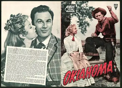 Filmprogramm DNF, Oklahoma, Gordon MacRae, Gloria Grahame, Regie: Fred Zinnemann