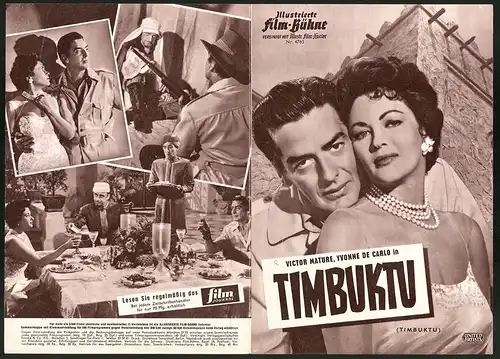 Filmprogramm IFB Nr. 4765, Timbuktu, Victor Mature, Yvonne de Carlo, Regie: Jaques Tourneur