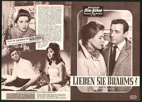 Filmprogramm IFB Nr. 5866, Lieben Sie Brahms?, Ingrid Bergman, Yves Montand, Regie: Anatole Litvak