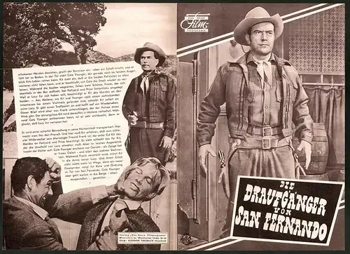 Filmprogramm DNF, Die Draufgänger von San Fernando, Frank Lovejoy, James Best, Regie: R. G. Springsteen