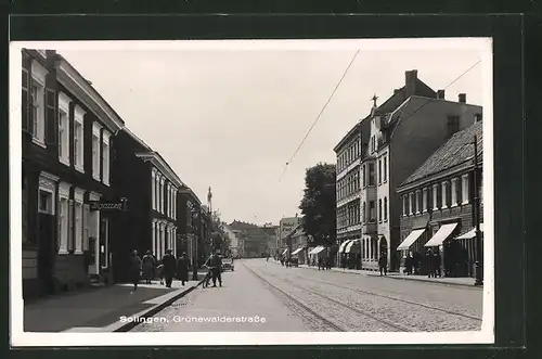 AK Solingen, Geschäfte an der Grünewalderstrasse