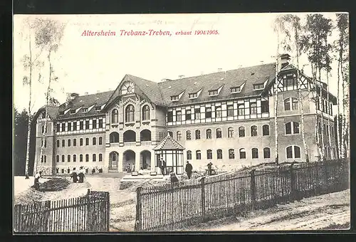 AK Trebanz-Treben, Altersheim erbaut 1904 /05