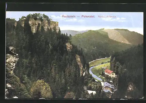 AK Hockstein-Polenztal / Sächs. Schweiz, Panorama