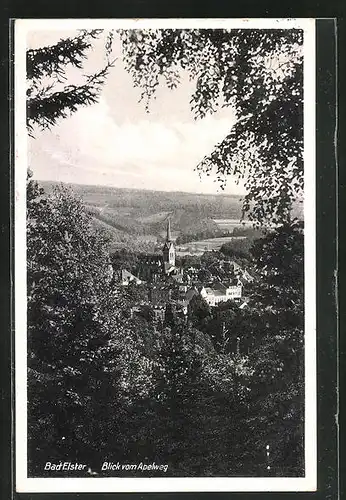 AK Bad Elster, Blick vom Apelweg