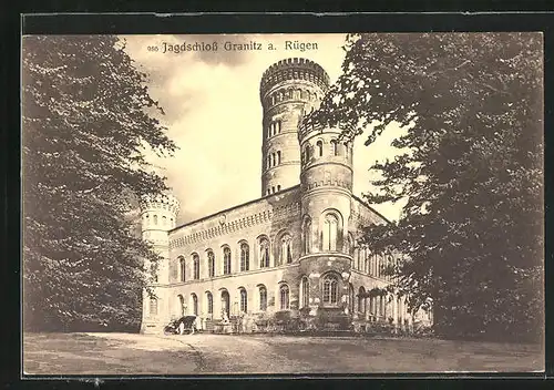 AK Granitz a. Rügen, Jagdschloss im Sonnenschein