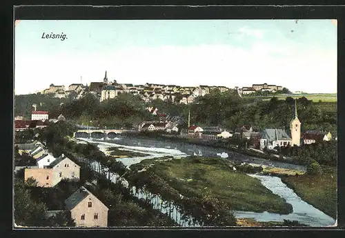 AK Leisnig, Blick auf den Ort