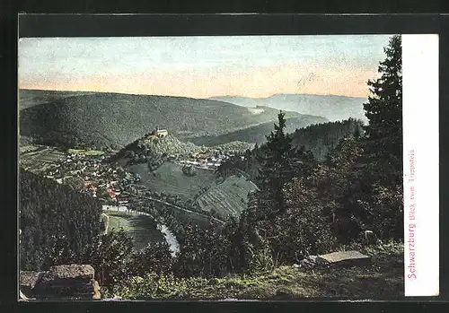 AK Schwarzburg, Blick vom Trippstein