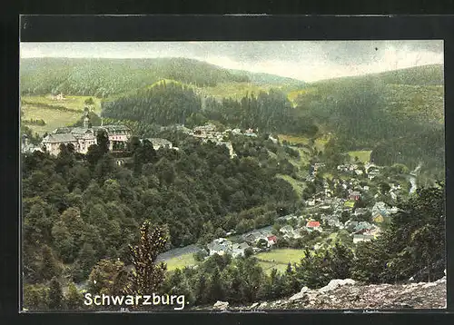 AK Schwarzburg, Blick auf den Ort