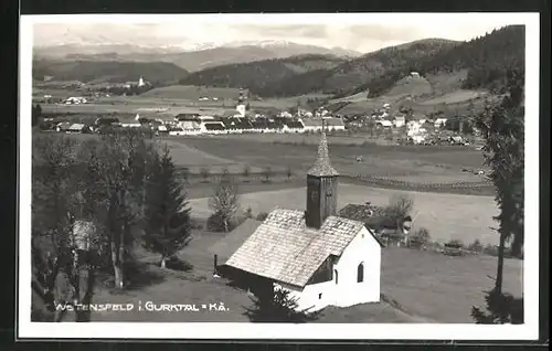 AK Weitensfeld i. Gurktal, Teilansicht mit Kirche